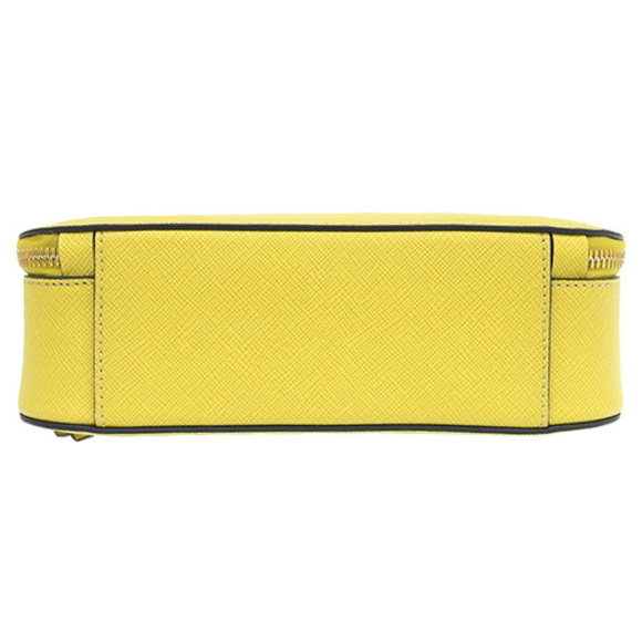 Prada Odette Saffiano Leather Handbag Yellow - Picture 4 of 8